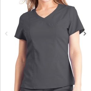 Healing Hands Scrub Set In Charcoal